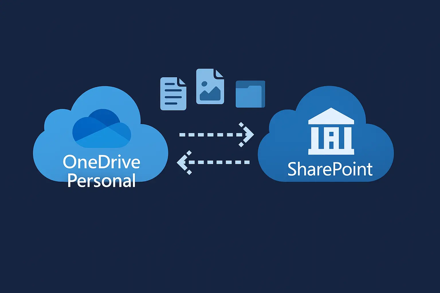 Cómo clonar archivos de OneDrive Personal a un Site de SharePoint usando Rclone (sin descargar nada local)