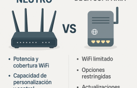 ¿Qué es un router neutro y en qué se diferencia del que te entrega la compañía?